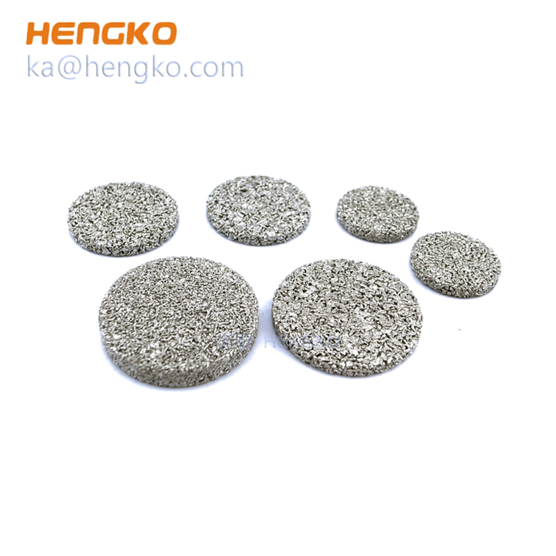 HENGKO stainless steel 316 316L high quality micro holes filter sintered filter disc