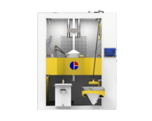 Closed powder center