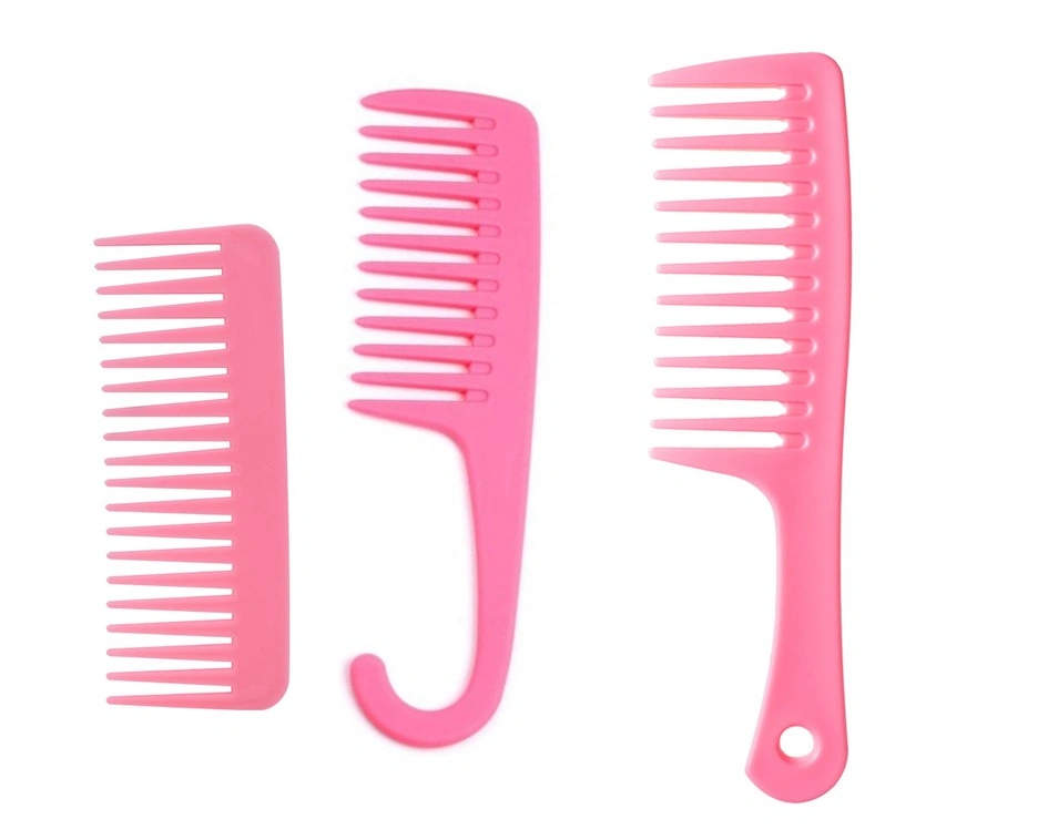 2021 Hotsale PRO-Detangling Pink Hair Brushes and Combs Set