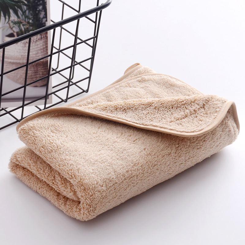 Absorbent Bath Towel Soft Beach Towel Quick-dry Washcloth for Home Hotel