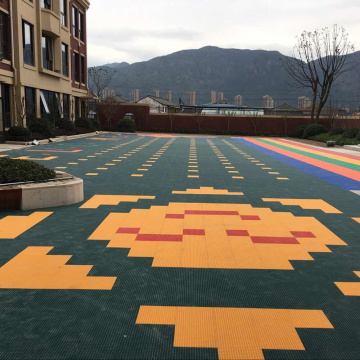 tapis de sol interlock en matériau pp