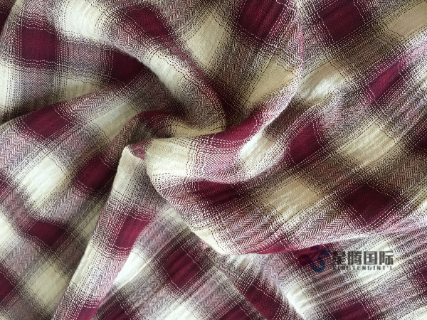 Plaid Baby Clothe Fabric