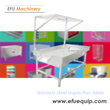 Stainless Steel Light Inspection Table