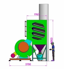 Horizontal Dust Collector Sandblast Room Filter Cartridge