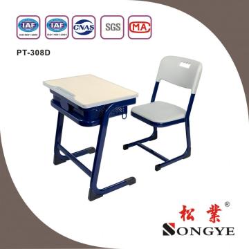 Fixed single school students study desks and chairs