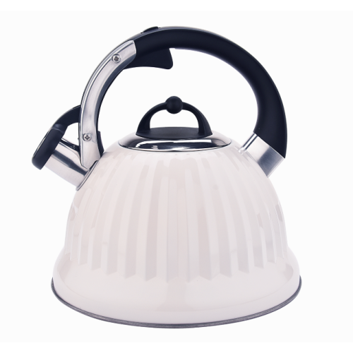 Stainess steel induction stovetop whistling tea kettle