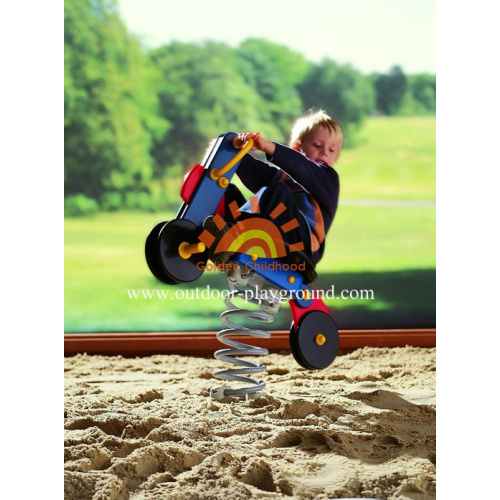 Spring Motorbike Rocker For Children &#39;HPL Playground