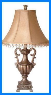 polyresin handicrafts table lamp modern table lamp