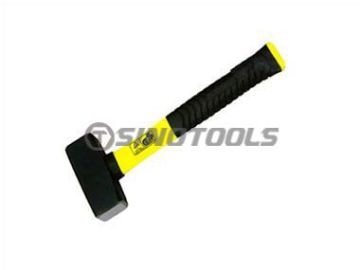 GS Stoning Hammer with Colour Plastic-Coating Handle
