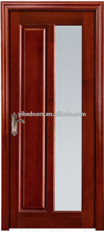 Latest design wooden glass main doors