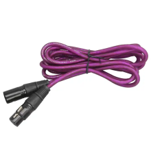 GPUB CA Durable DMX XLR Cables for Microphones, Stage Lights, and Audio Equipment (1M/3M/5M)