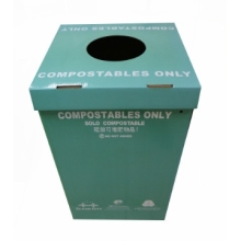 Eco-friendly new concept paperboard garbage can