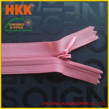 Good Sale High Quality Colored Decorative Bridal Invisible Zippers