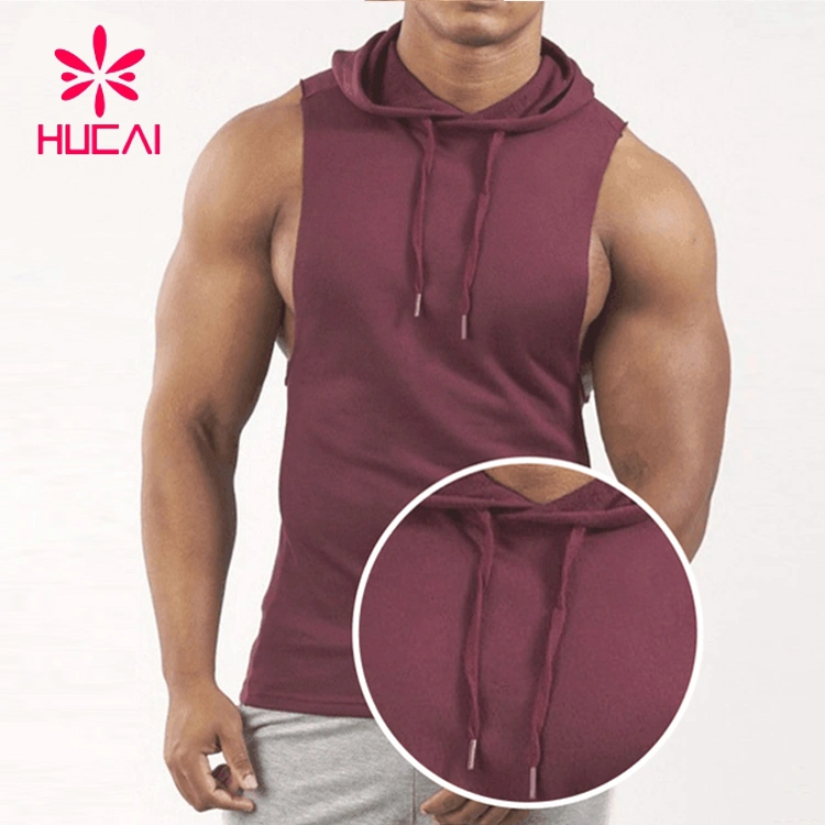 Wholesale Breathable Fabric Male Workout Plain Gym Tank Tops