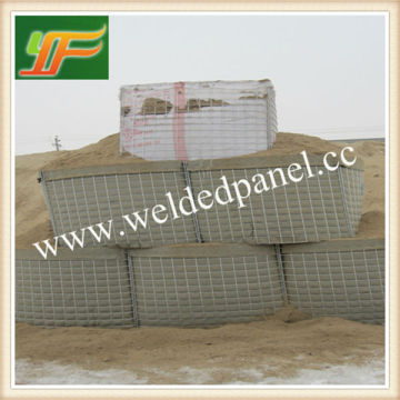 Rock basket retaining wall / retaining wall / hesco retaining wall