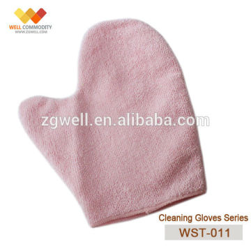 WST-011 Super clean Microfiber bath wash gloves,for kitchen,household,floor and furniture,pet,car cleaning,microfiber chenille
