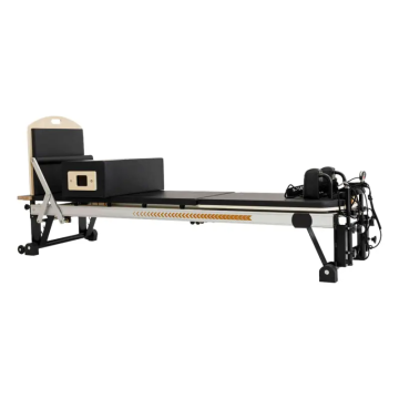 Portable Aluminum Pilates Reformer Bed for Compact Home Gyms and Yoga Studios