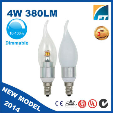 4W 300LM 360 LED Candle Light Flame