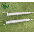 Galvanized Q235 Steel Ground Anchor untuk Pembinaan