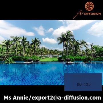 swimming pool tile dolphin dark blue