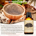 Manufacture supply Organic 100% pure cosmetic grade black pepper oil for body massage herbal oil for sale