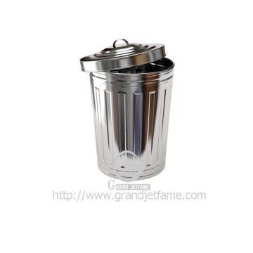 Metal garbage container durable garbage container used containers