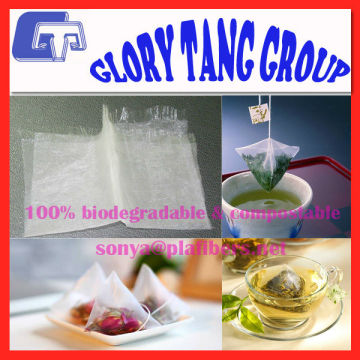 100% biodegradable pyramid pla tea bag