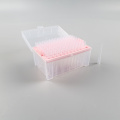 200ul-Pipette-Spitzen transparent niedriger Retentionsbeutel gepackt