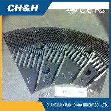 44"& 46" & 48" Grind segment for wood chip defibrator