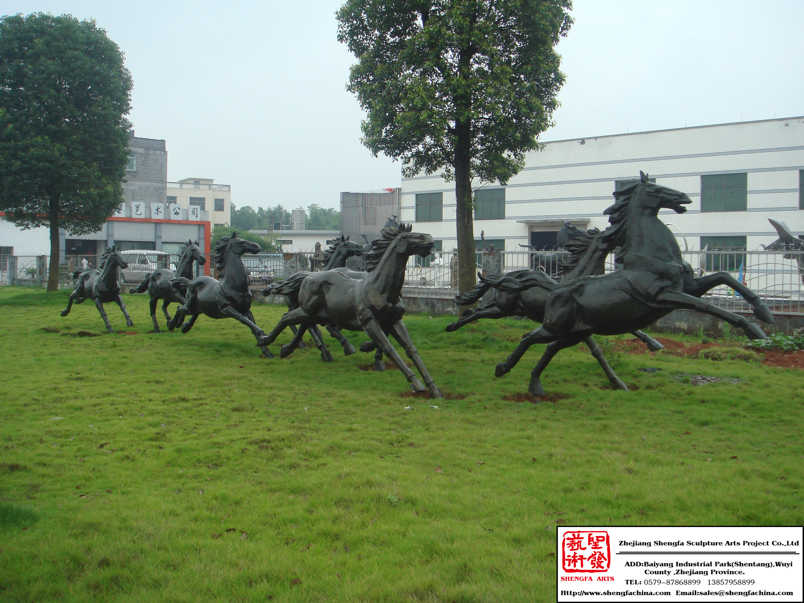 Escultura de bronce artística de animales