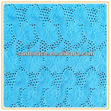 2015 Nigerian lace cutwork lace embroidery lace
