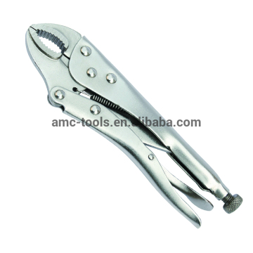 Lock grip plier Curved-jaws positive-opening(08066R/S/G Lock grip pliers, Vise Grips, Powerful Pliers)