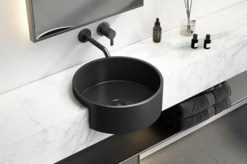 Black Basin NANO Round Bathroom Sink