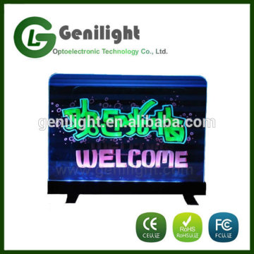 fluorescent electronic advertising led writing acrylic message board