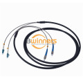 2F LC-FC SM SX Armored TPU Armoured Fiber Jumper Cable