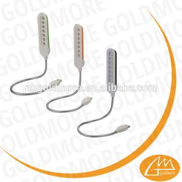 GOLDMORE 7USB LED book light / Folding USB LED book lamp /USB Mini reading book light