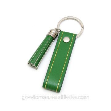 Hottest custom metal pu custom made leather keychains