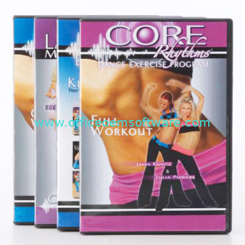 Salsa Samba Core Rhythms 1 Workouts Dance Exercise Workout Dvds, Body Sculpting Dvd