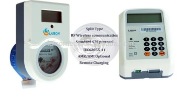 RF Wireless Split Type STS Keypad Prepaid Water Meter