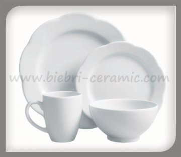 White Ceramic Dinner Service Sets