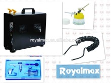 royalmax TC-90T S set Airbrush Tattoo compressor set attoo .tanning.hobby