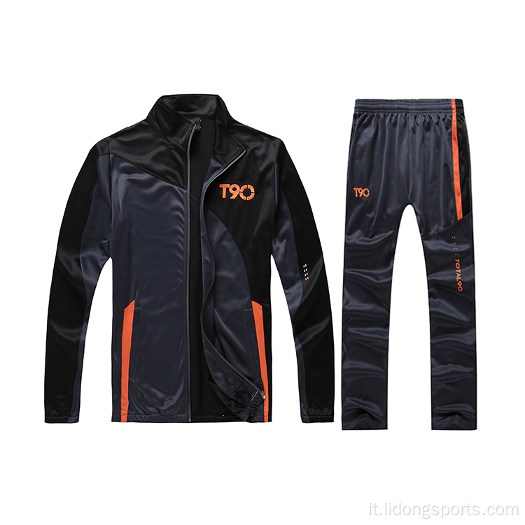 Giacca da jogging per uomo sportivo personalizzato Giacca da jogging