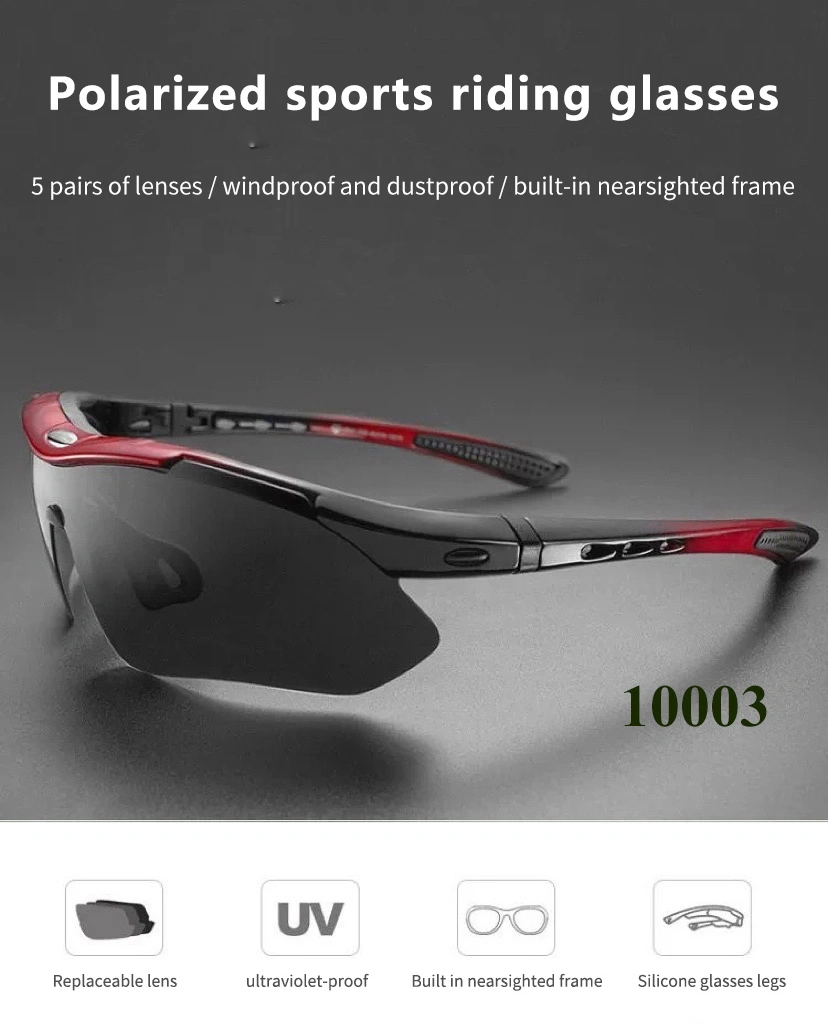 Men and Women Outdoor Sports Bike Clear Sunglasses Polarized Riding Glasses