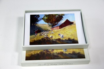 Top and bottom notecard set