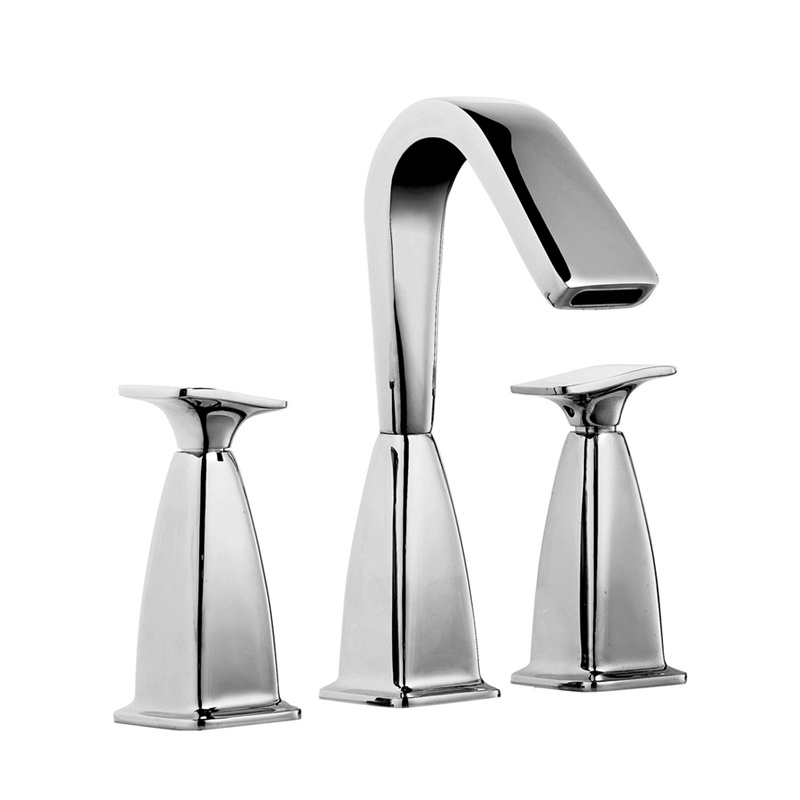 tall double lever basin mixer