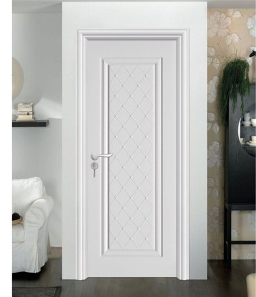 White Primer Moulded Wood Door for House