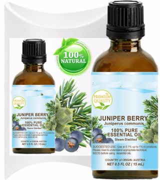 OEM JUNIPER BERRY ESSENTIAL OIL - Juniperus communis. 100% Pure Therapeutic Grade, Premium Quality, Undiluted. (10 ml)