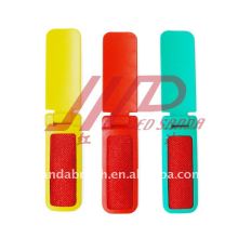 clothes brush with foldable shoe horn