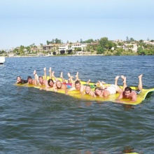 Manufacturer 3-Layer Sport Pool Mat for Pool, Beach, Ocean, and Lake