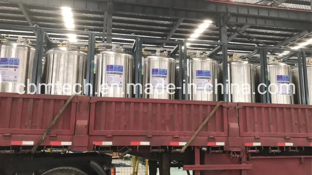 Cbmtech Liquid Nitrogen/Oxygen Cryogenic Dewar Cylinders